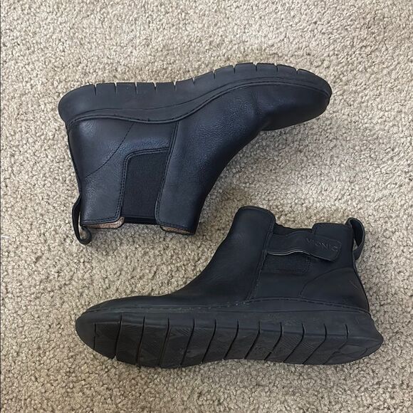 Black Ankle Boots VIONIC fresh Kaufman size 7 (EUR38) Chelsea women’s - Picture 5 of 11